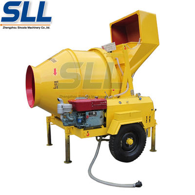 China 350L Self Loading Mobile Construction Concrete Mixer For Construction Site supplier