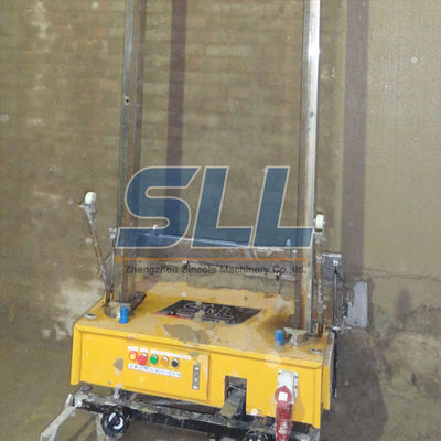 China Higher Accuracy Building Plaster Machine , Mortar Plastering Machine Avoid Shaking Loose supplier