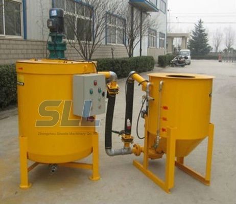 China Hydraulic High Pressure Grout Mixer Machine Special Design Seal Structure For The Pump supplier
