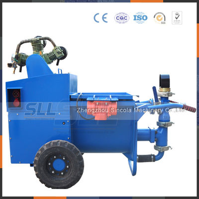 China Single Cylinder Piston Mortar Pump Machine Electric 5.5 Kw Low Failure Rate supplier