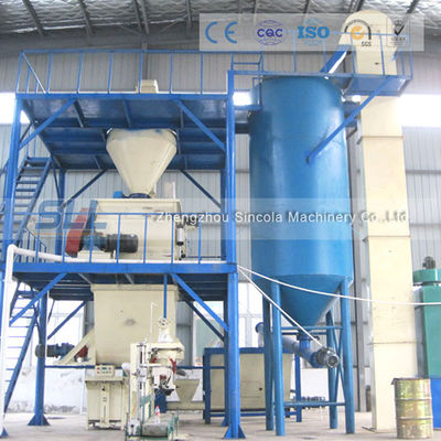 China 10-15T Automatic Mortar Production Line , Building Materials Dry Mix Mortar Plant supplier