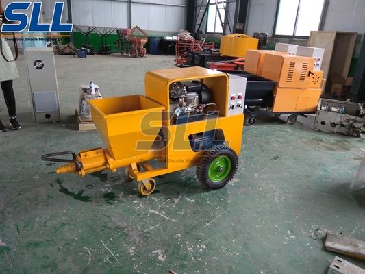 China High Efficiency 150m2/H Sand Mortar Plastering Machine Wet Mixed Concrete Sprayer supplier