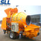30m3/H Mobile Concrete Mixer , Useful Diesel Automatic Concrete Mixer With Pump supplier