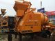 High Efficiency Portable Concrete Pump 40m3/Hr With 4 Hydraulic Control Supporting Legs supplier