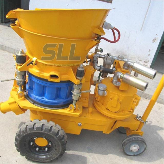 Mining Used Air Motor Portable Shotcrete Machine Stable Performance ...