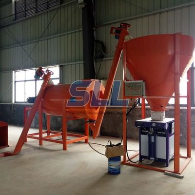 China Sand Powder Double Paddle Spiral Dry Mortar Mixer With Double Ribbon Blender supplier