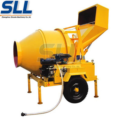 China Drum Rotated Portable Concrete Mixing Equipment Self - Falling Type 5.5kw supplier
