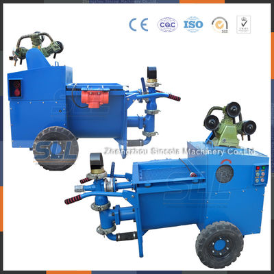China 60L Output Double Piston Mortar Pump Machine For Construction Building Site supplier