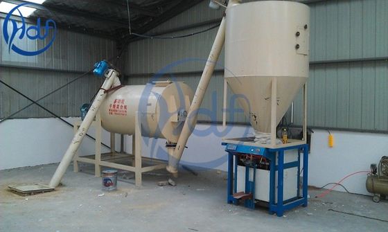 China Multi Ribbons Dry Mix Mortar , Dry Powder Ready Mix Dry Mortar 3300X2150X2200mm supplier