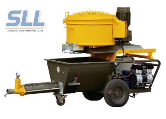 China Electric Epoxy Wall Putty Sprayer / Cement Mortar Plastering Machine 2.2kw Power supplier