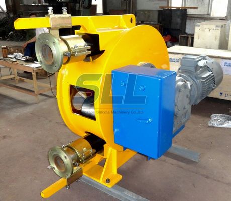 Low Pressure Peristaltic Cement Pump , Industrial Hose Pump For Paper Industry supplier