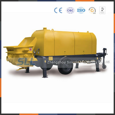 Mini Hydraulic Concrete Mixer Pump , Trailer Mounted Electric Concrete Pump supplier