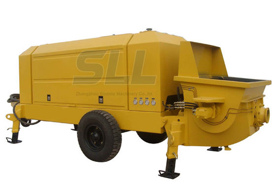 Hydraulic Secondary Constructional Portable Concrete Pump 30mm Max Aggregate Size supplier