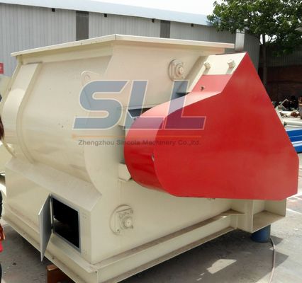 Double Shaft Paddle Dry Mixer Machine 2m3 Capacity With 10mm Blade supplier