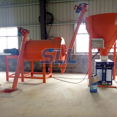 Multi Ribbons Dry Mix Mortar , Dry Powder Ready Mix Dry Mortar 3300X2150X2200mm supplier