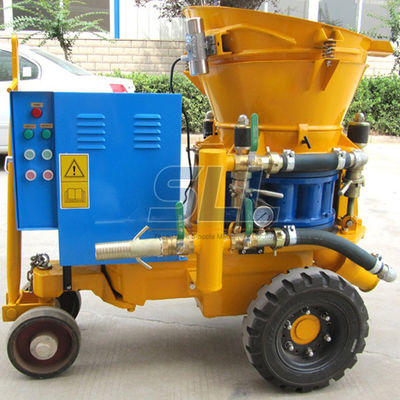 3m3 Per Hour Refractories Cement Spray Machine , 4KW Small Concrete Pump supplier