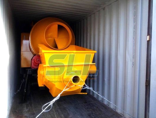 Construction Machinery Mini Portable Concrete Pump 30m3/H With Drum Mixer supplier