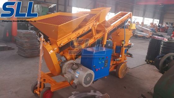 Self Loading Dry Shotcrete Machine Coal Mining Equipment 5.5kw Power supplier